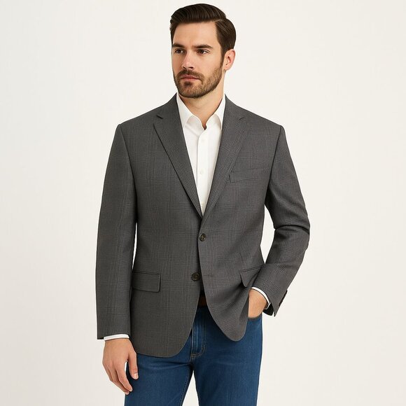 Lauren Ralph Lauren Other - Lauren Ralph Lauren Wool Plaid Blazer Quiet Luxury Academia Sport Coat 44R